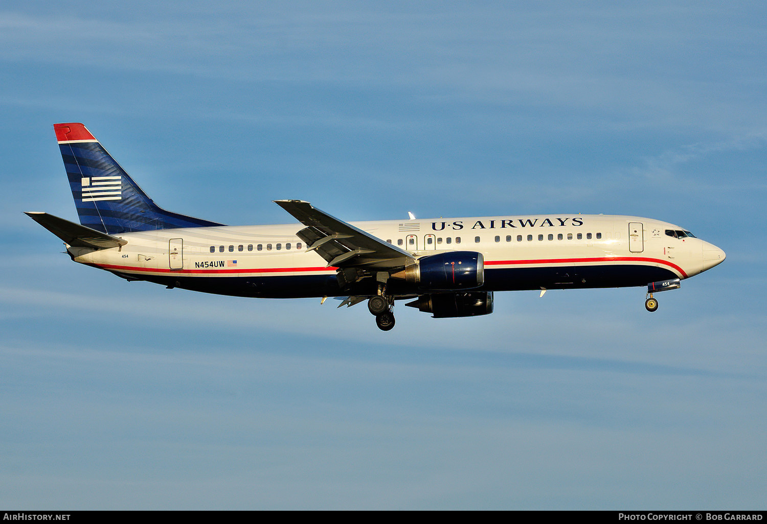 Aircraft Photo of N454UW | Boeing 737-4B7 | US Airways | AirHistory.net #607218