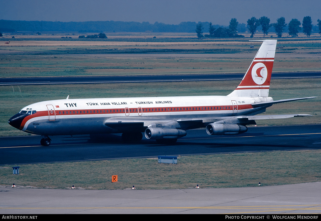 Aircraft Photo of TC-JBC | Boeing 707-121(B) | THY Türk Hava Yolları - Turkish Airlines | AirHistory.net #607276