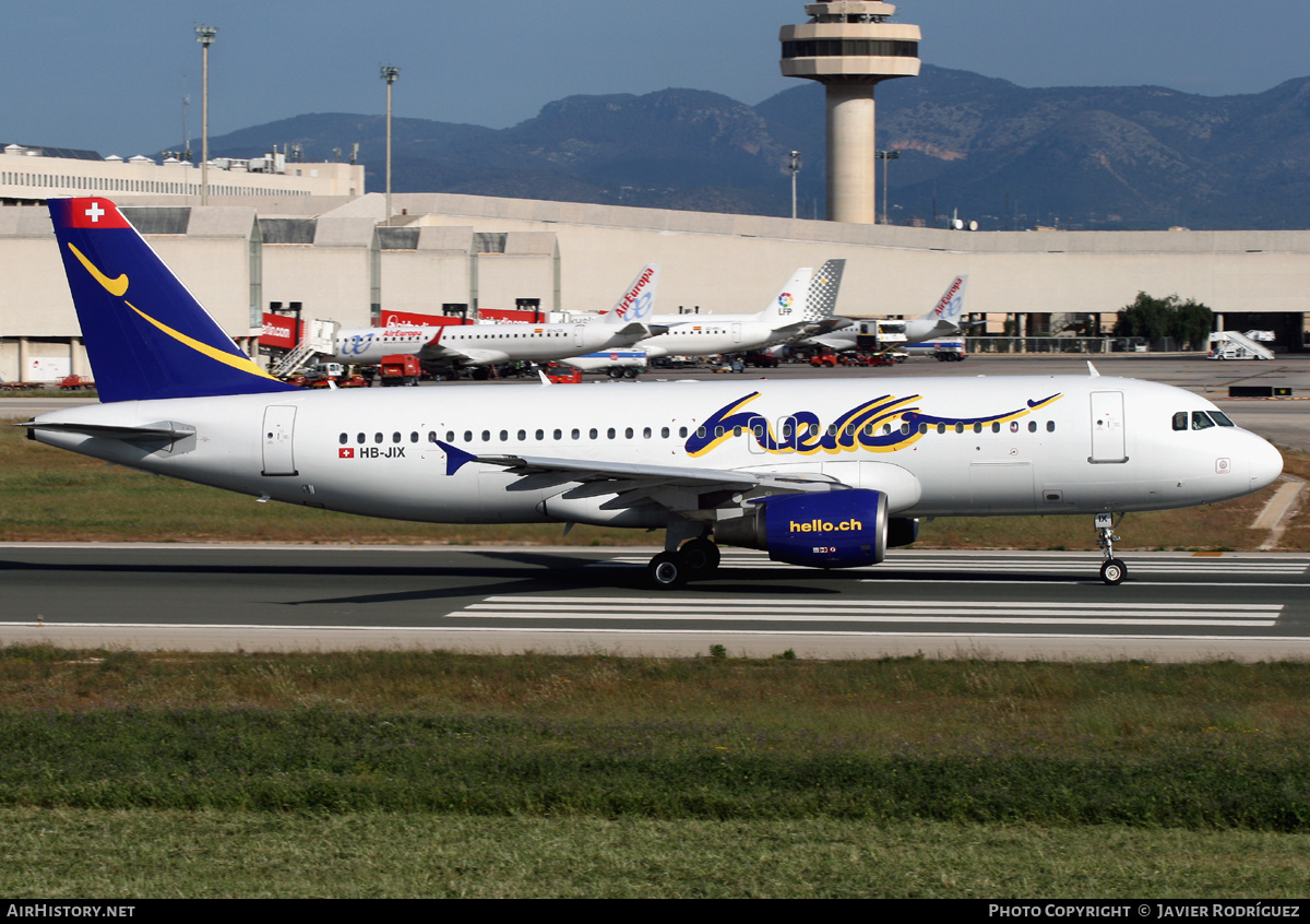 Aircraft Photo of HB-JIX | Airbus A320-214 | Hello | AirHistory.net #607278