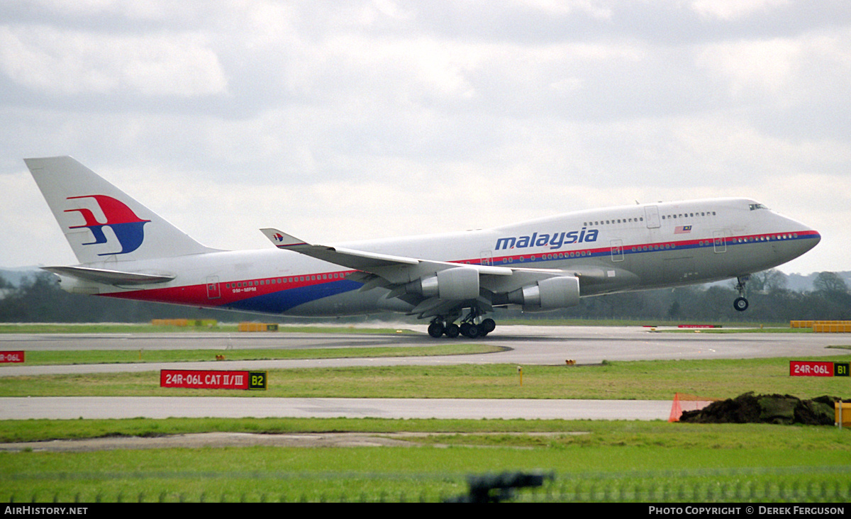Aircraft Photo of 9M-MPM | Boeing 747-4H6 | Malaysia Airlines | AirHistory.net #607282