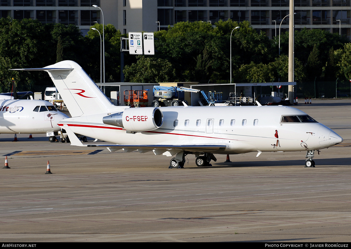 Aircraft Photo of C-FSEP | Bombardier Challenger 605 (CL-600-2B16) | AirHistory.net #607304