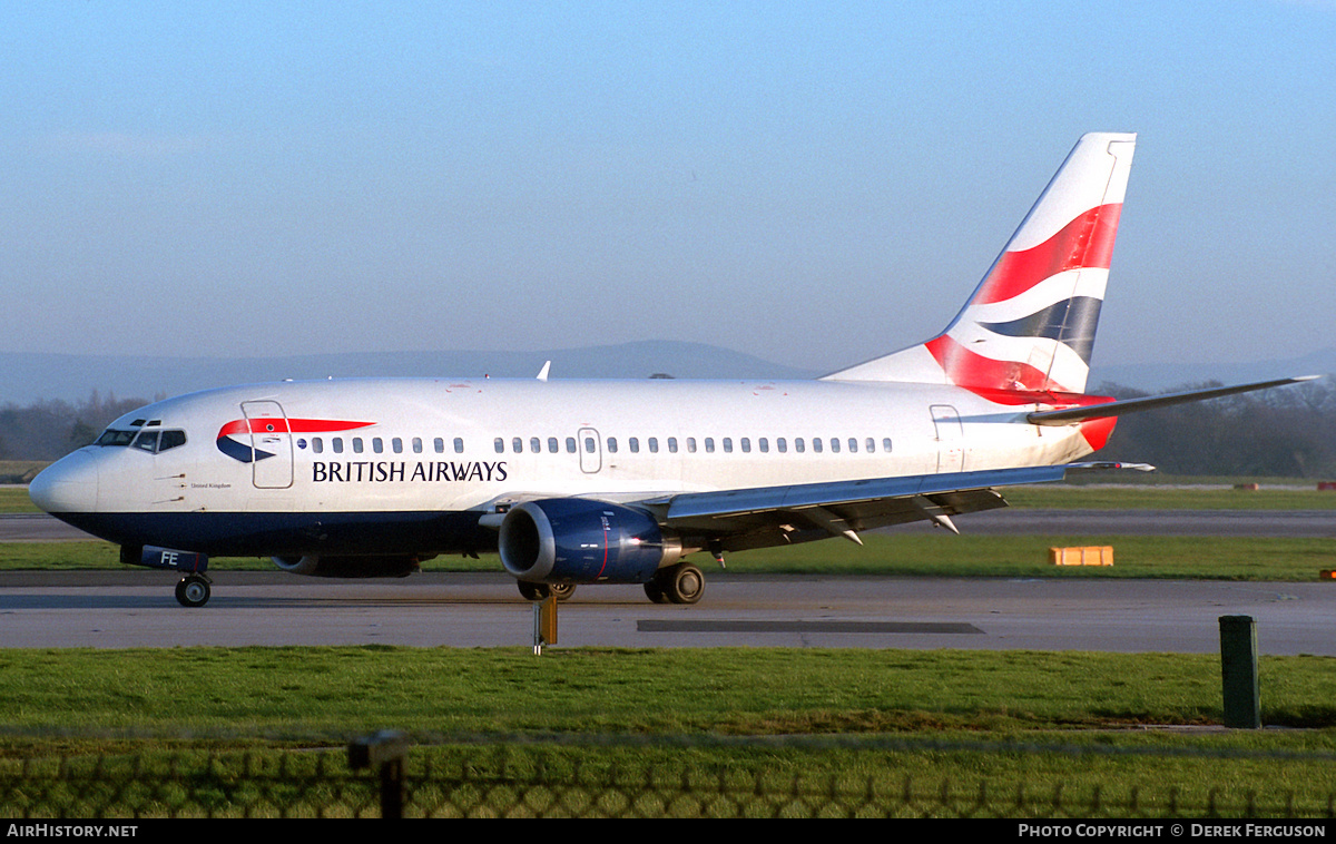 Aircraft Photo of G-GFFE | Boeing 737-528 | British Airways | AirHistory.net #607319