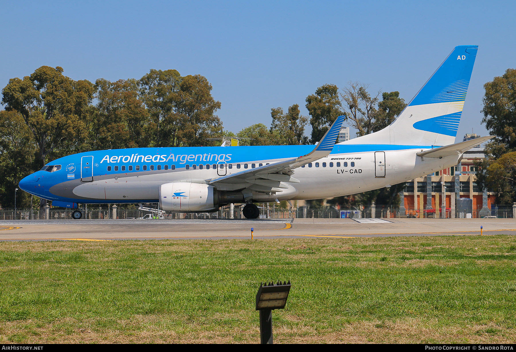 Aircraft Photo of LV-CAD | Boeing 737-76N | Aerolíneas Argentinas | AirHistory.net #607375