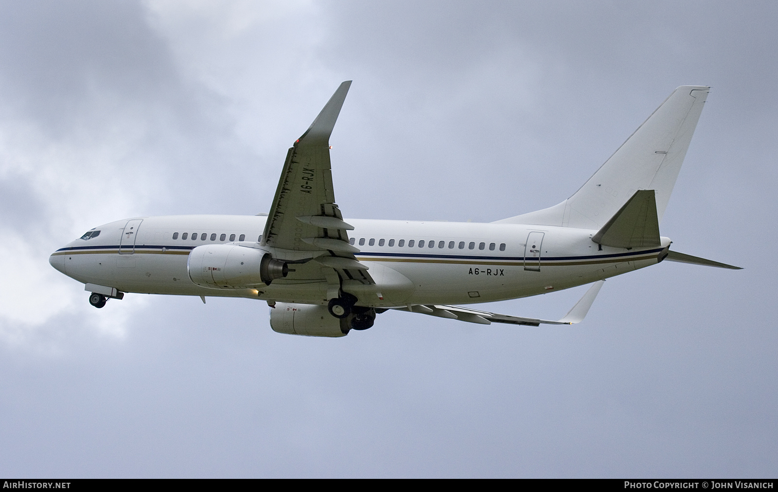 Aircraft Photo of A6-RJX | Boeing 737-7AK BBJ | AirHistory.net #607377