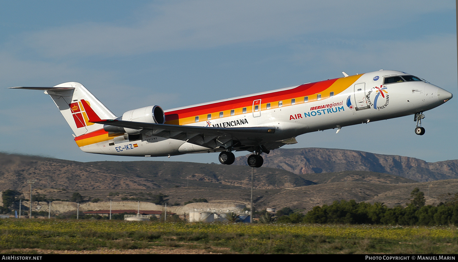 Aircraft Photo of EC-IKZ | Bombardier CRJ-200ER (CL-600-2B19) | Iberia Regional | AirHistory.net #607378