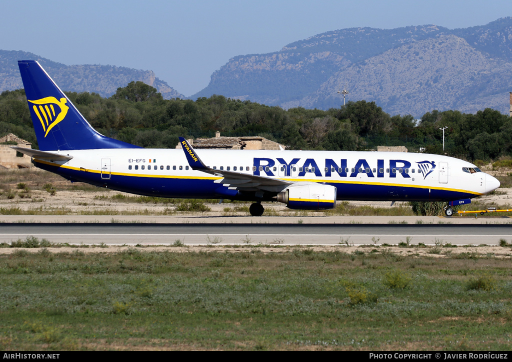 Aircraft Photo of EI-EFG | Boeing 737-8AS | Ryanair | AirHistory.net #607399