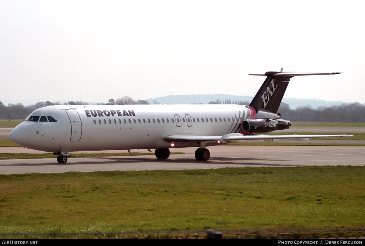 Aircraft Photo of G-AZMF | BAC 111-530FX One-Eleven | European Aircharter - EAL/EAC | AirHistory.net #607424