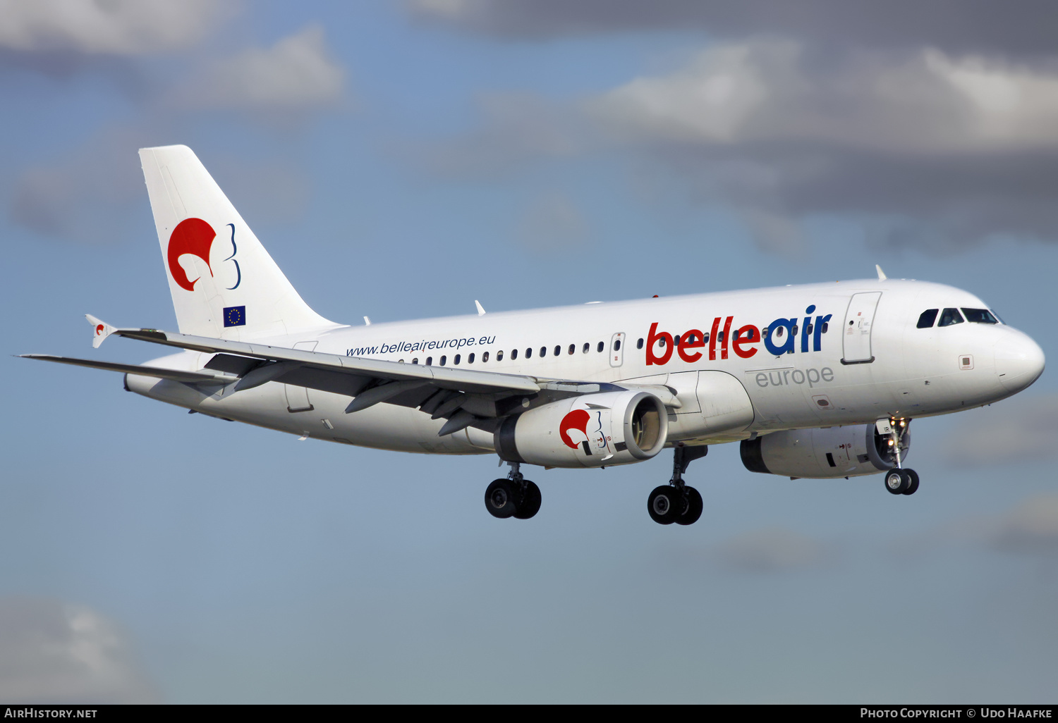 Aircraft Photo of EI-LIR | Airbus A319-132 | Belle Air Europe | AirHistory.net #607448
