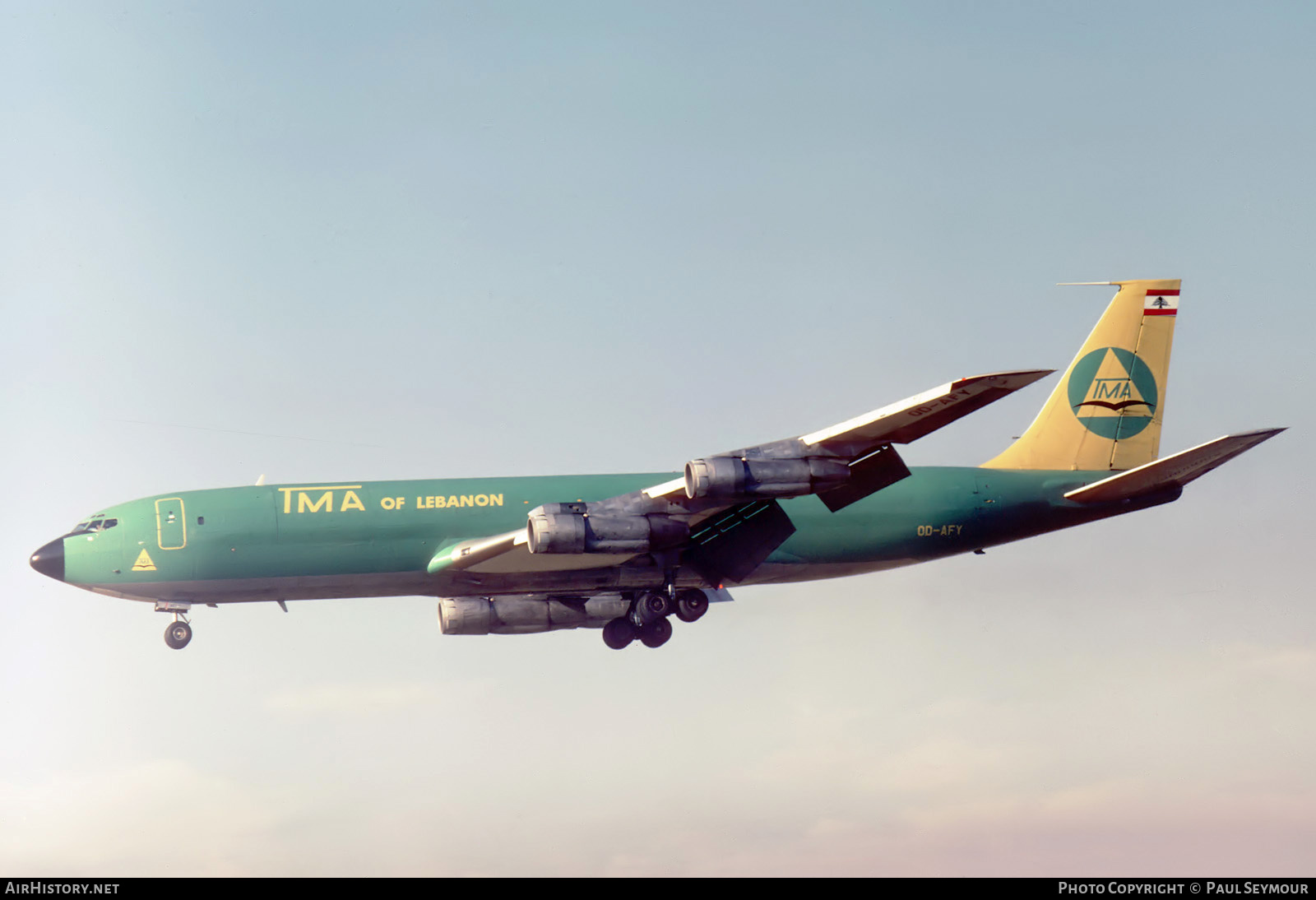 Aircraft Photo of OD-AFY | Boeing 707-327C | TMA of Lebanon - Trans Mediterranean Airways | AirHistory.net #607471