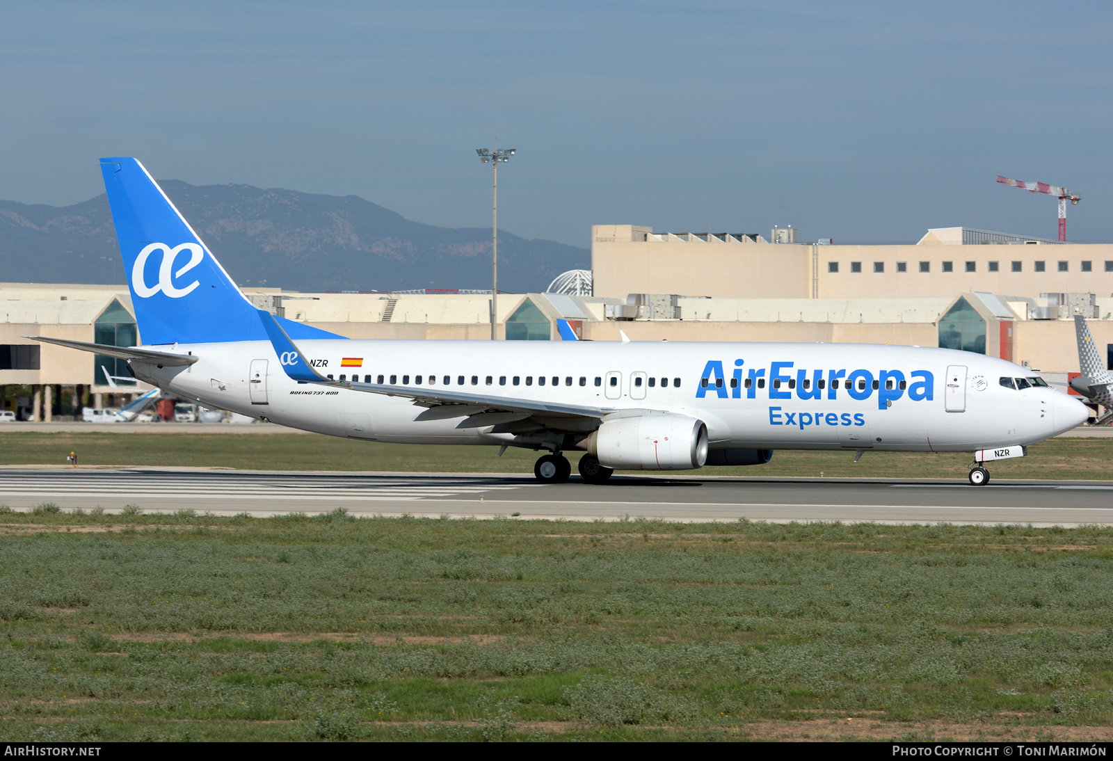 Aircraft Photo of EC-NZR | Boeing 737-8AS | Air Europa Express | AirHistory.net #607488