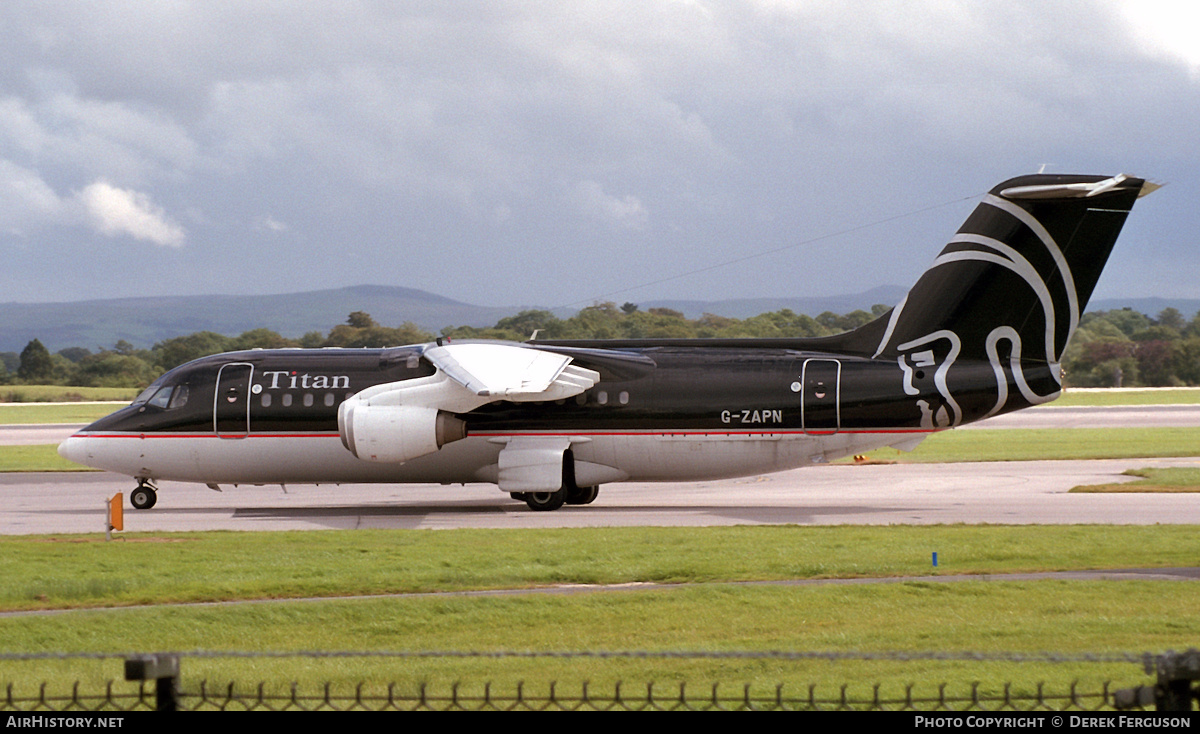 Aircraft Photo of G-ZAPN | British Aerospace BAe-146-200QC | Titan Airways | AirHistory.net #607490