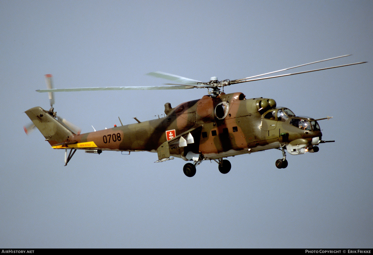Aircraft Photo of 0708 | Mil Mi-24V | Slovakia - Air Force | AirHistory.net #607494
