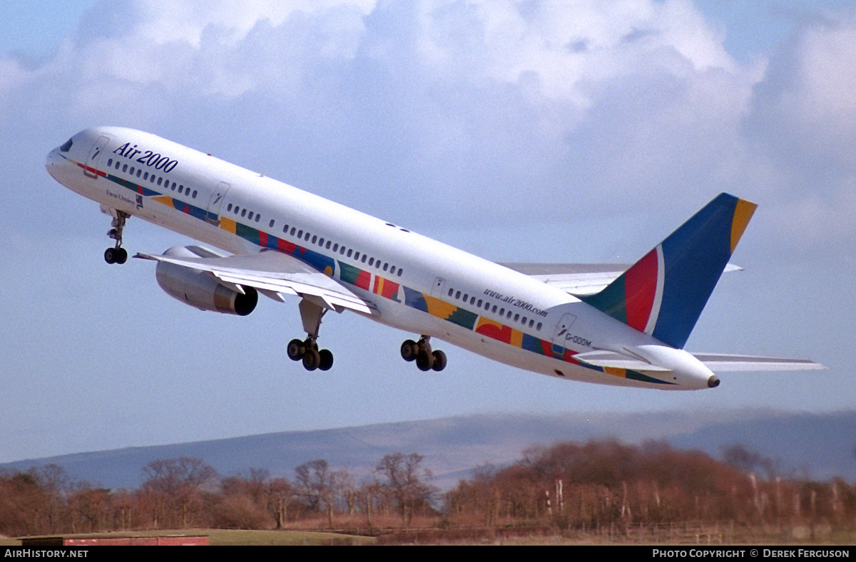 Aircraft Photo of G-OOOM | Boeing 757-225 | Air 2000 | AirHistory.net #607514