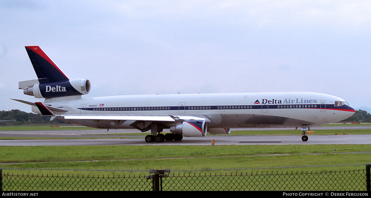 Aircraft Photo of N808DE | McDonnell Douglas MD-11 | Delta Air Lines | AirHistory.net #607527