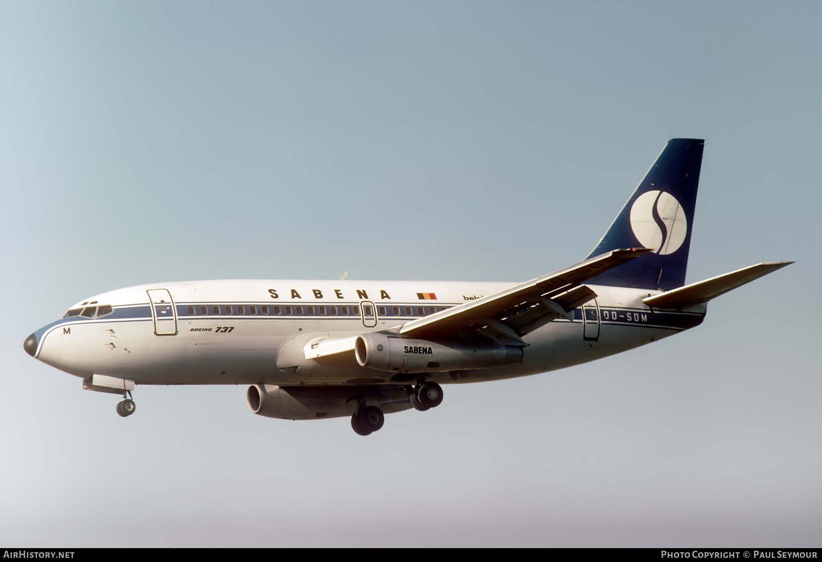 Aircraft Photo of OO-SDM | Boeing 737-229/Adv | Sabena | AirHistory.net #607548