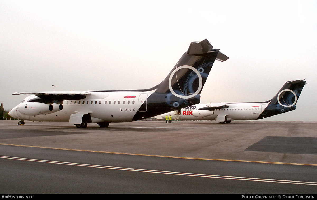 Aircraft Photo of G-ORJX | BAE Systems Avro 146-RJX85 | BAE Systems | AirHistory.net #607554