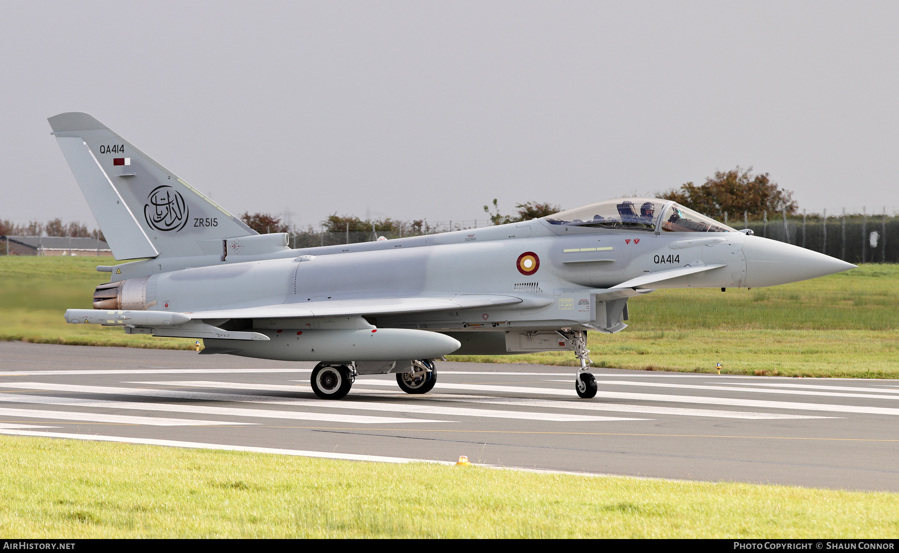 Aircraft Photo of QA414 / ZR515 | Eurofighter EF-2000 Typhoon | Qatar - Air Force | AirHistory.net #607571