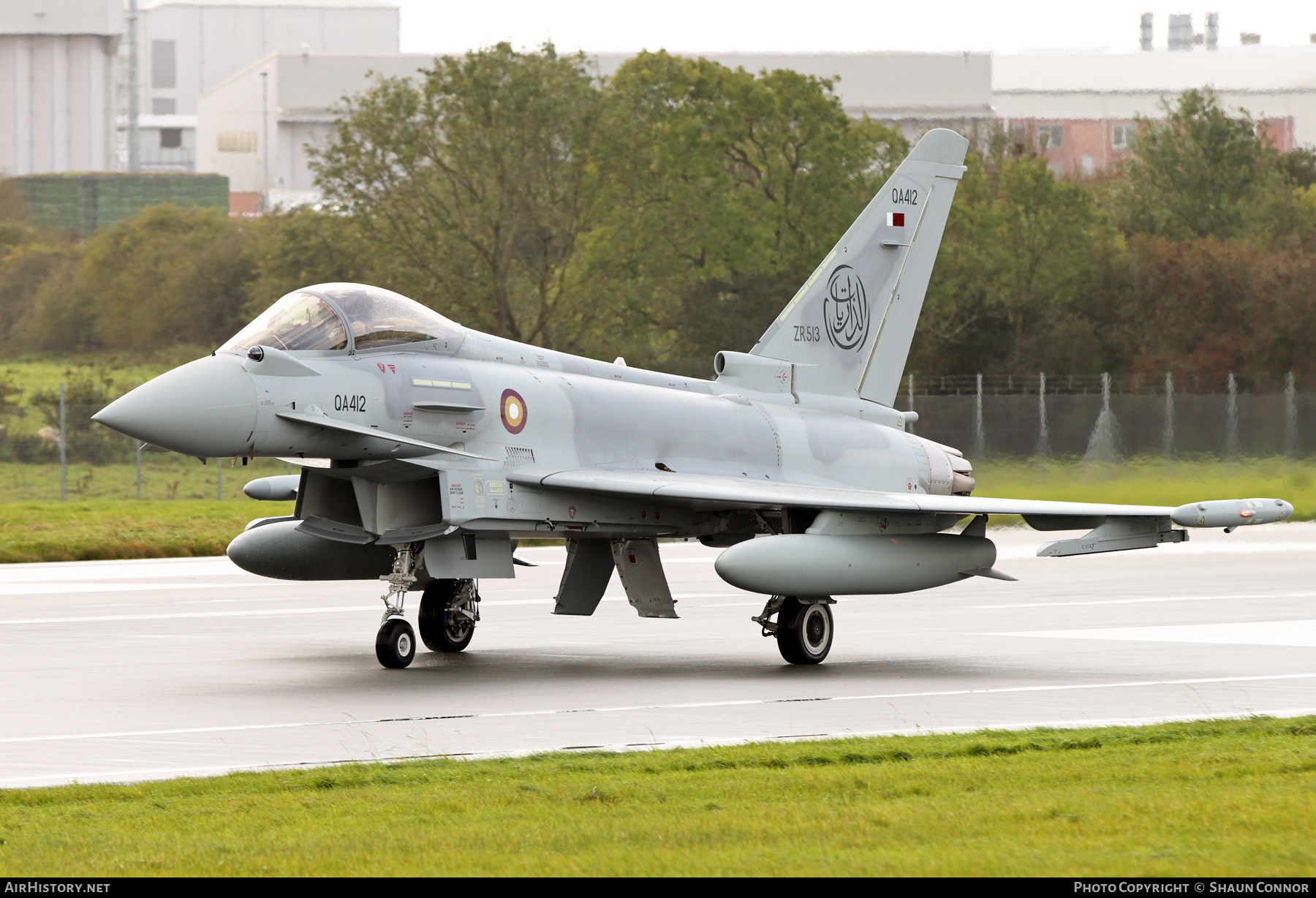 Aircraft Photo of QA412 / ZR513 | Eurofighter EF-2000 Typhoon | Qatar - Air Force | AirHistory.net #607576
