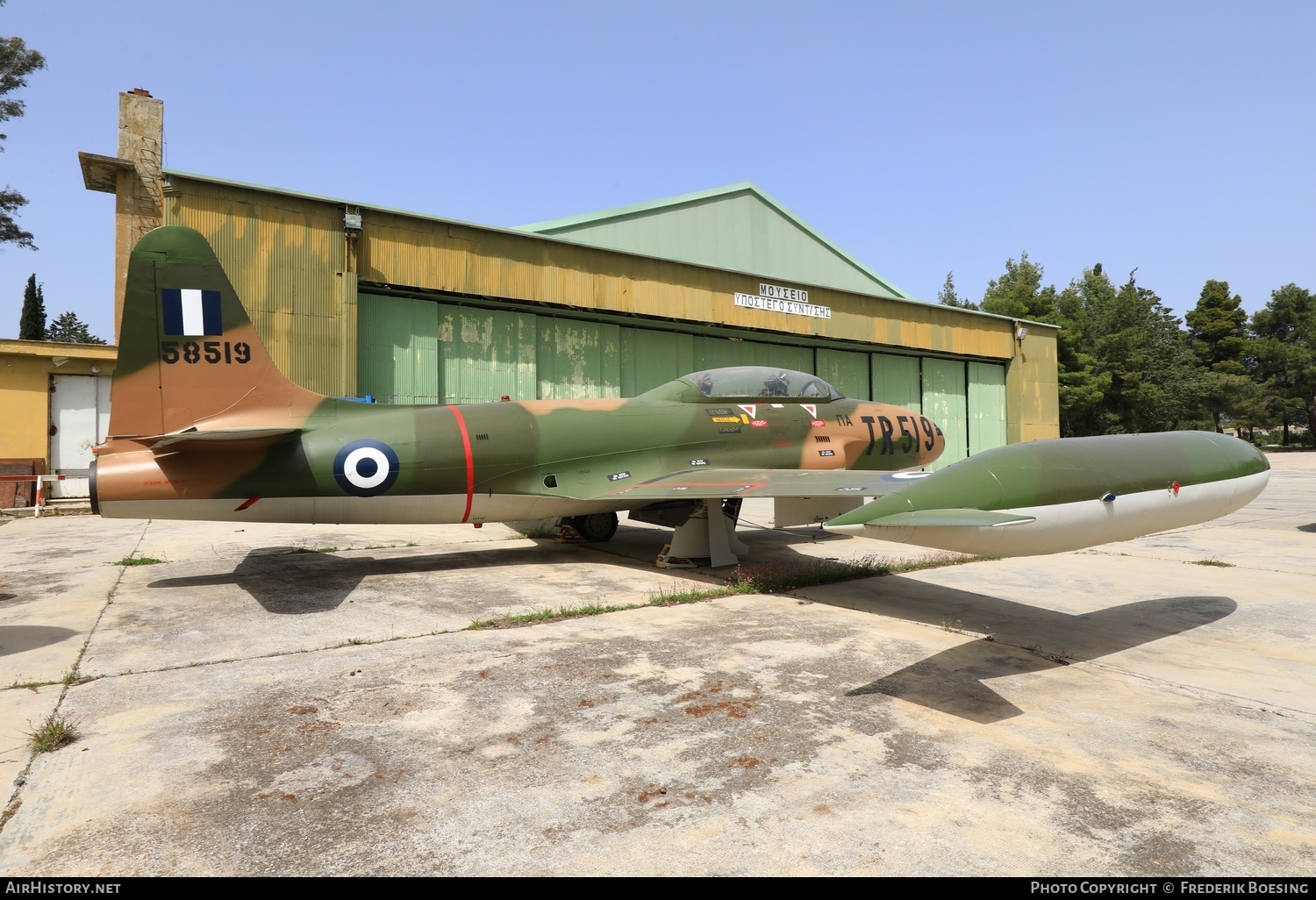 Aircraft Photo of 58519 | Lockheed T-33A | Greece - Air Force | AirHistory.net #607591