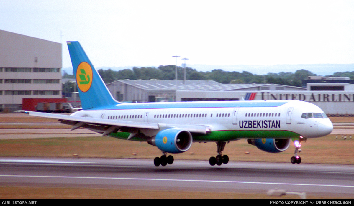 Aircraft Photo of VP-BUB | Boeing 757-23P | Uzbekistan Airways | AirHistory.net #607593