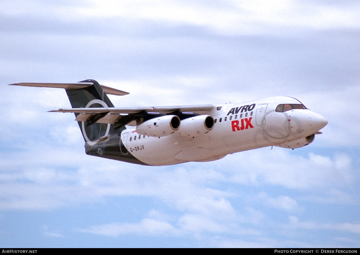 Aircraft Photo of G-ORJX | BAE Systems Avro 146-RJX85 | BAE Systems | AirHistory.net #607602