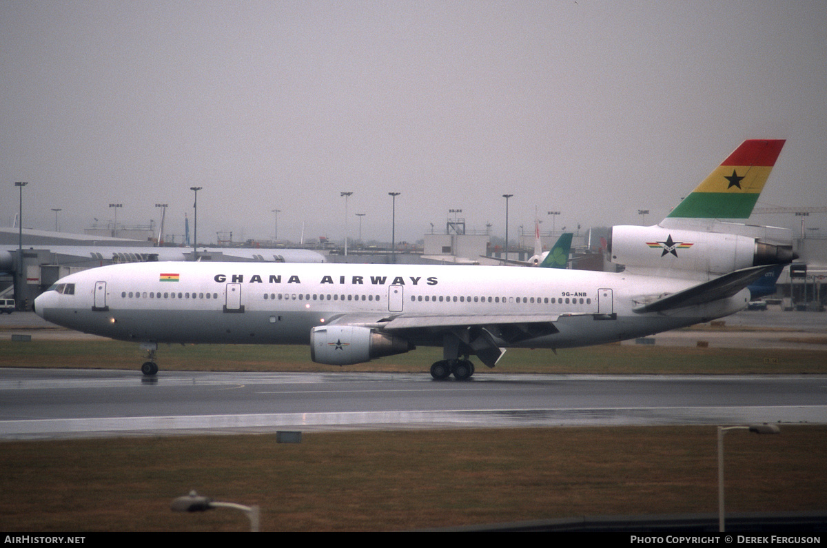 Aircraft Photo of 9G-ANB | McDonnell Douglas DC-10-30 | Ghana Airways | AirHistory.net #607620