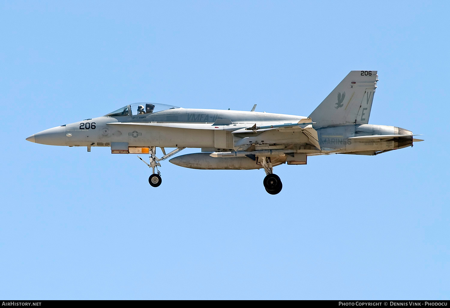 Aircraft Photo of 163168 | McDonnell Douglas F/A-18A+ Hornet | USA - Marines | AirHistory.net #607622