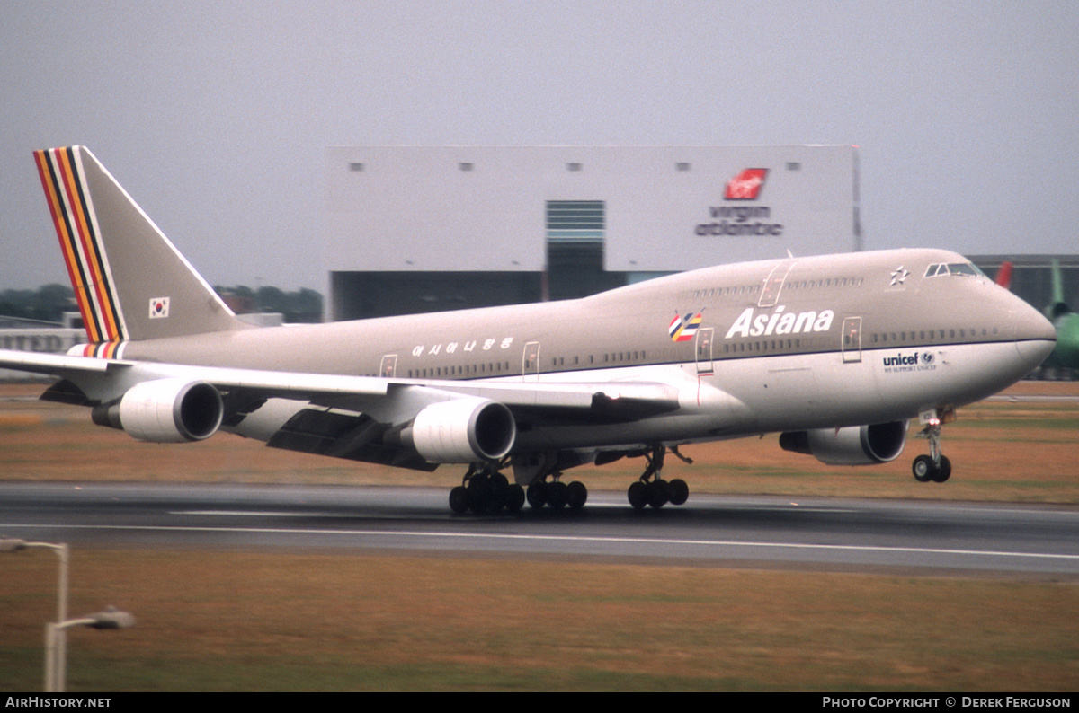 Aircraft Photo of HL7421 | Boeing 747-48EM | Asiana Airlines | AirHistory.net #607641