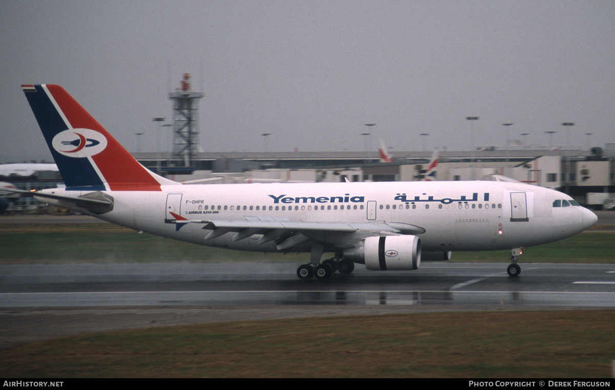 Aircraft Photo of F-OHPR | Airbus A310-325 | Yemenia - Yemen Airways | AirHistory.net #607654