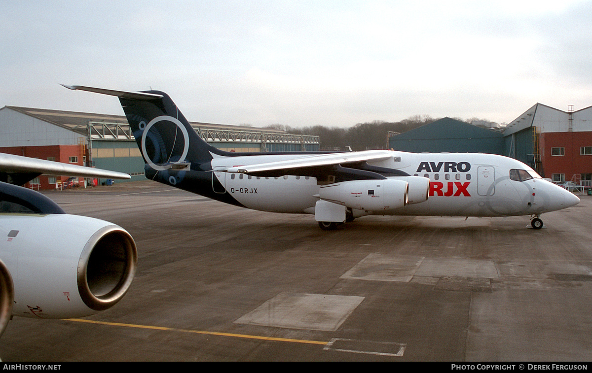 Aircraft Photo of G-ORJX | BAE Systems Avro 146-RJX85 | BAE Systems | AirHistory.net #607658