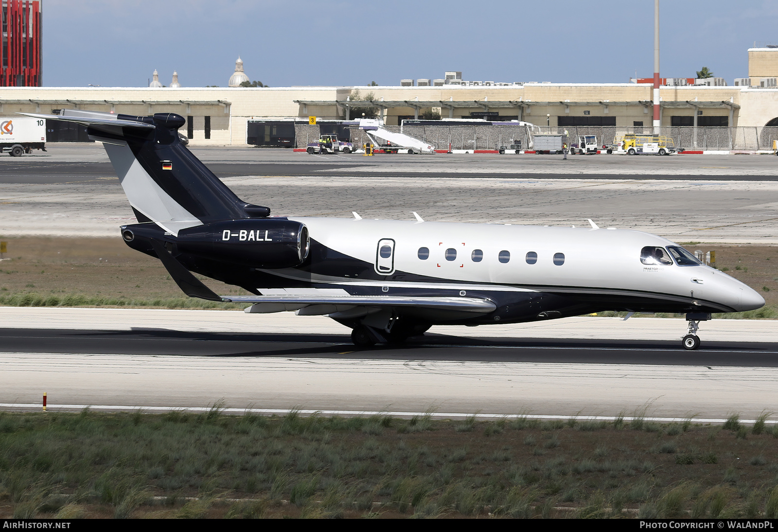 Aircraft Photo of D-BALL | Embraer EMB-550 Praetor 600 | AirHistory.net #607686