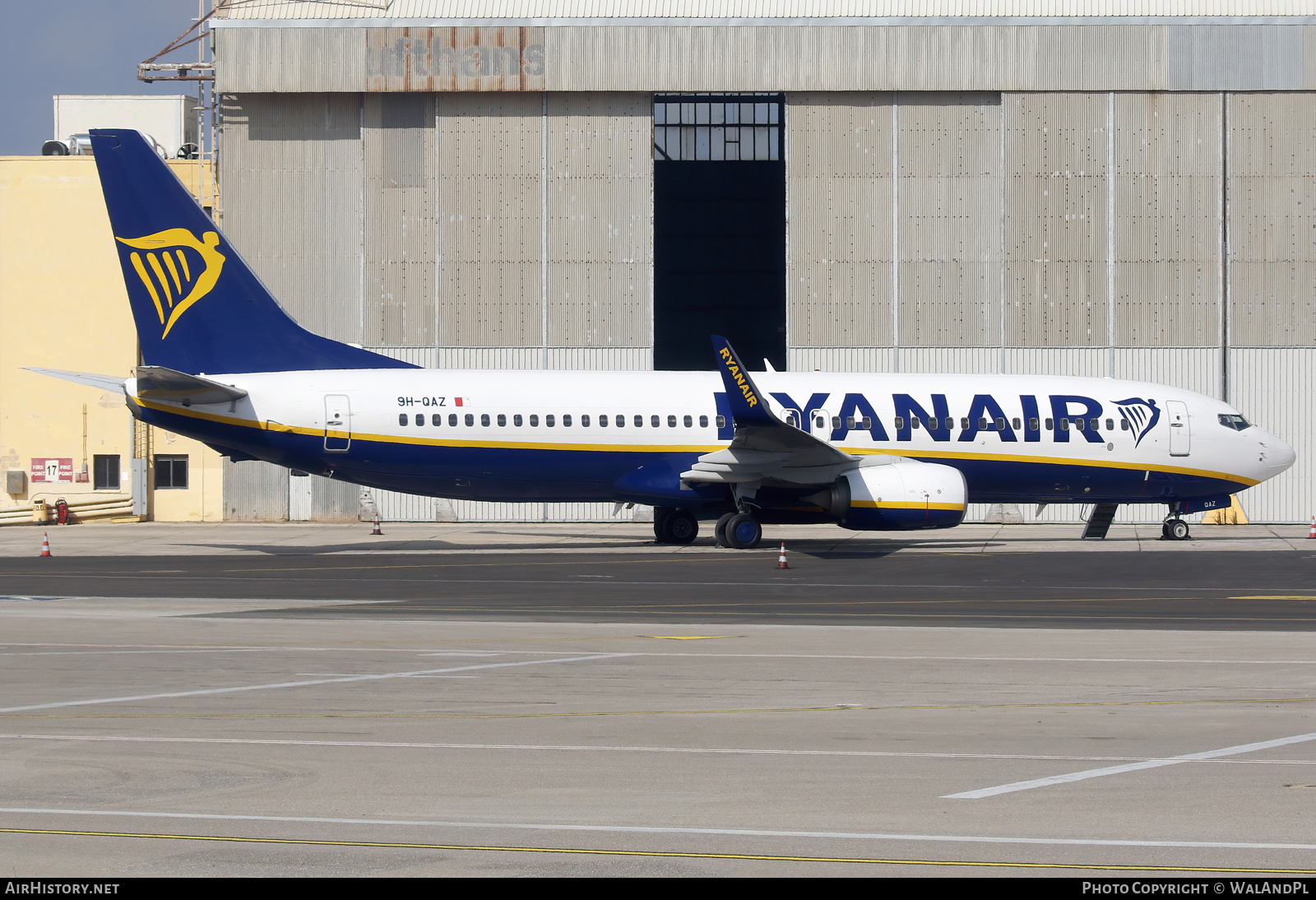 Aircraft Photo of 9H-QAZ | Boeing 737-8AS | Ryanair | AirHistory.net #607700