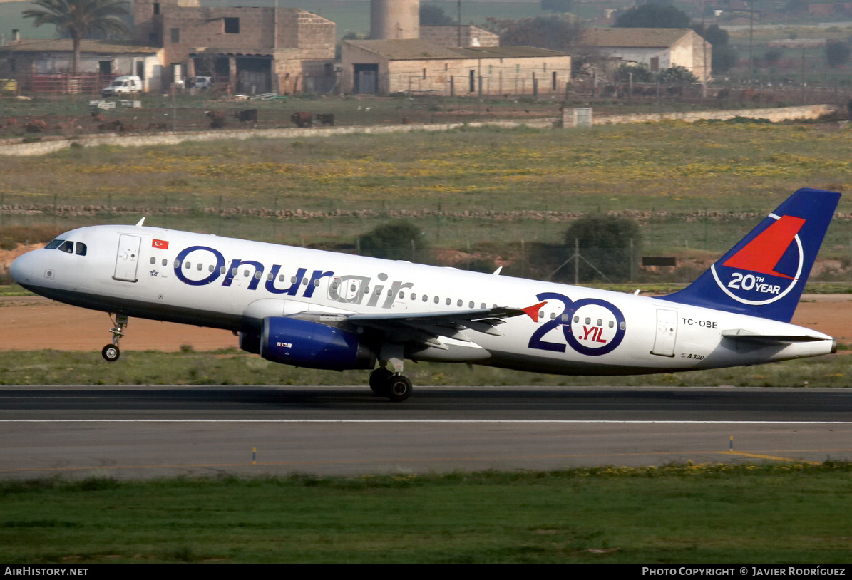 Aircraft Photo of TC-OBE | Airbus A320-231 | Onur Air | AirHistory.net #607706