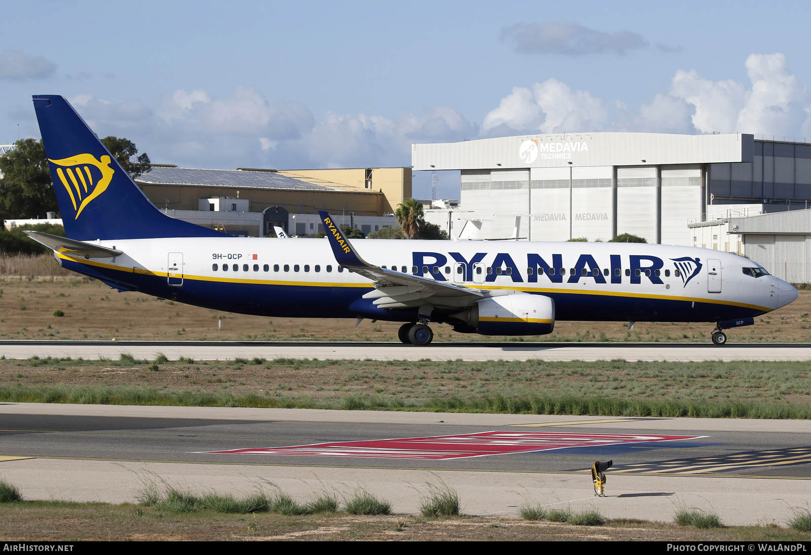 Aircraft Photo of 9H-QCP | Boeing 737-8AS | Ryanair | AirHistory.net #607719