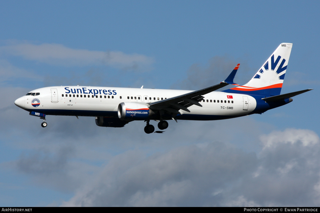 Aircraft Photo of TC-SMB | Boeing 737-8 Max 8 | SunExpress | AirHistory.net #607755