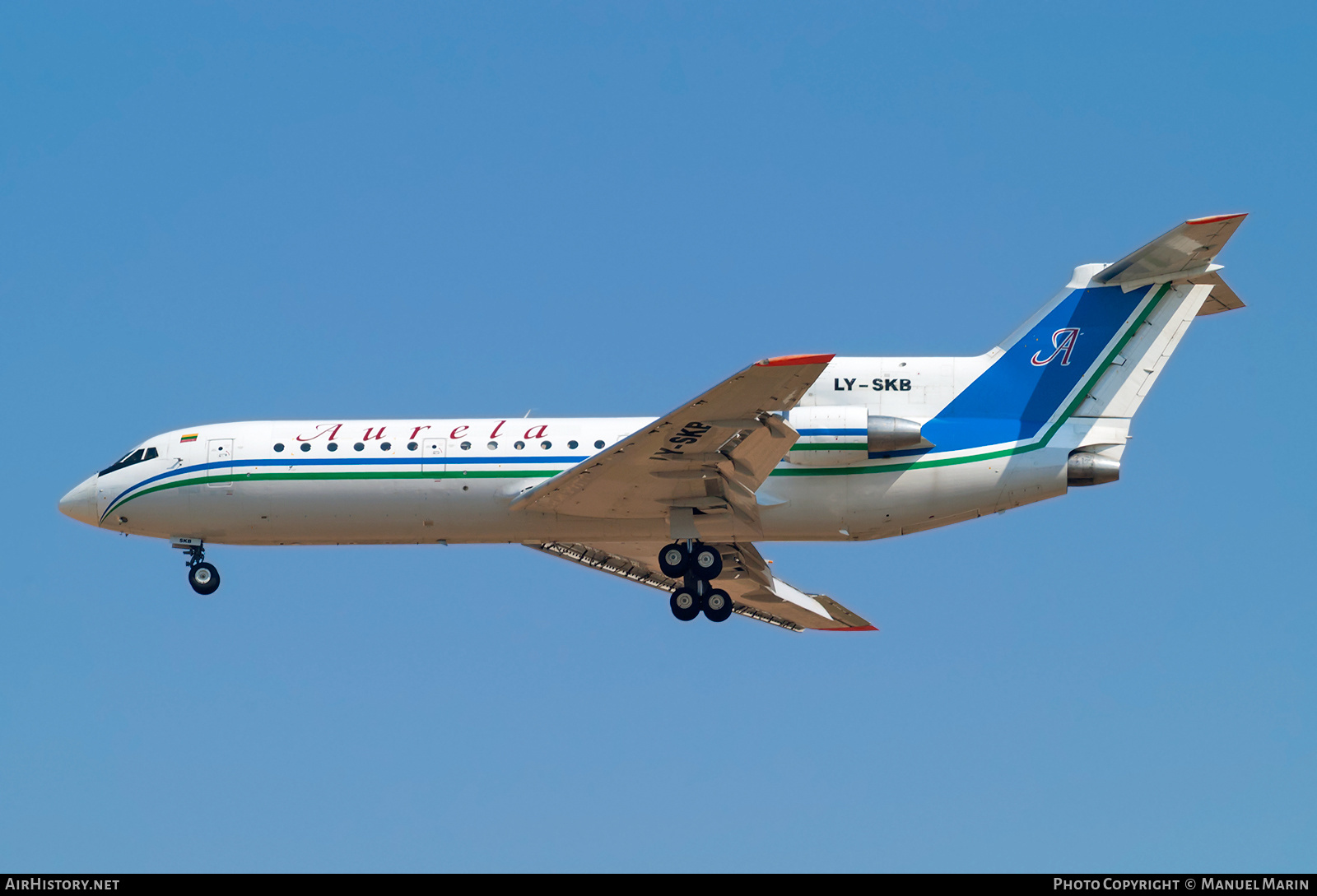 Aircraft Photo of LY-SKB | Yakovlev Yak-42D | Aurela | AirHistory.net #607795