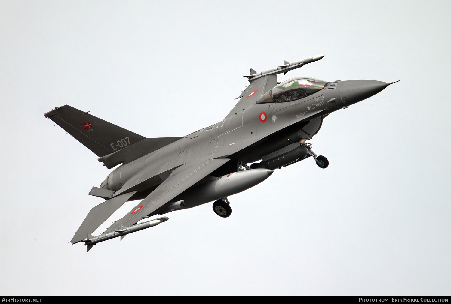 Aircraft Photo of E-007 | General Dynamics F-16AM Fighting Falcon | Denmark - Air Force | AirHistory.net #607808