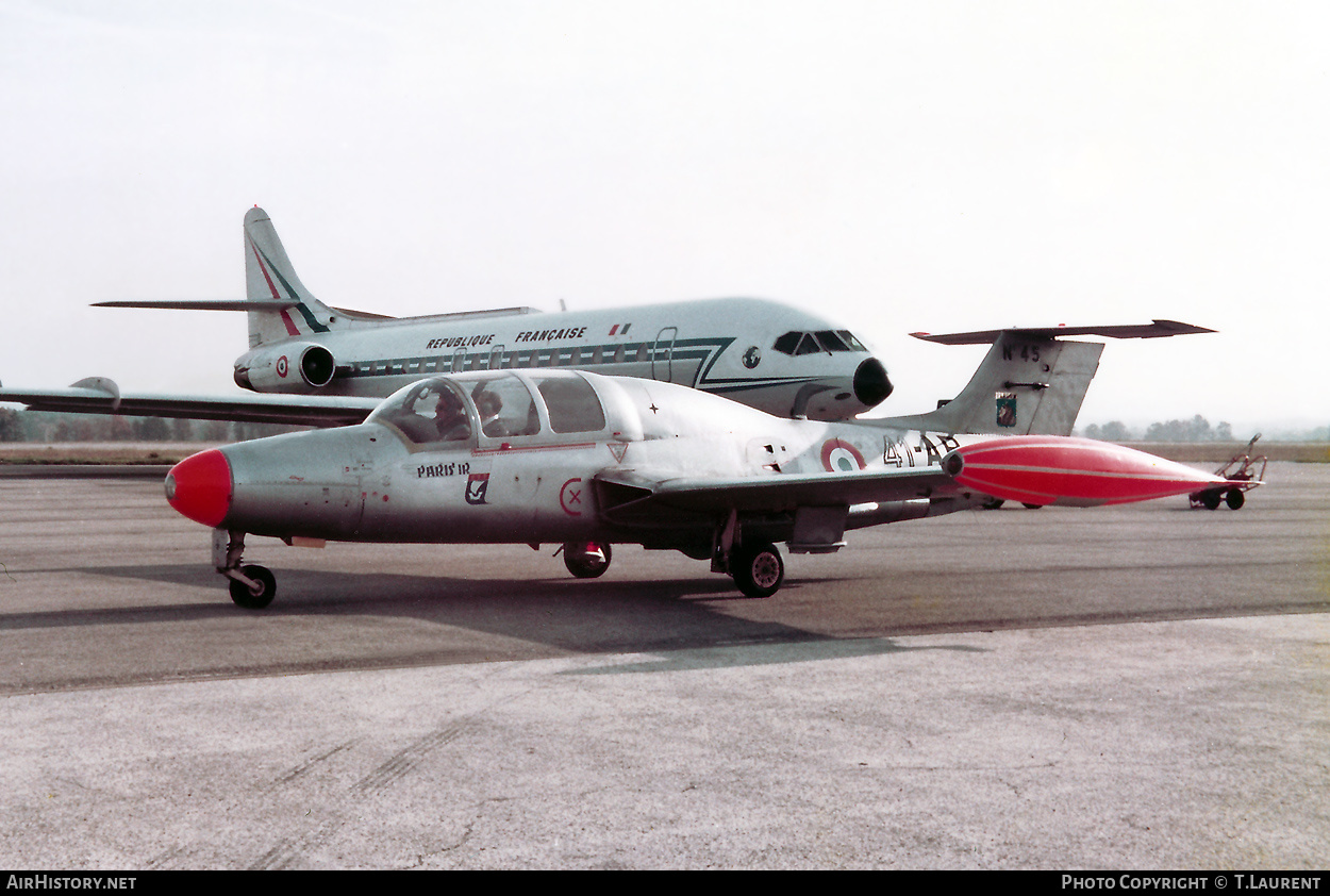 Aircraft Photo of 45 | Morane-Saulnier MS-760 Paris IR | France - Air Force | AirHistory.net #607831