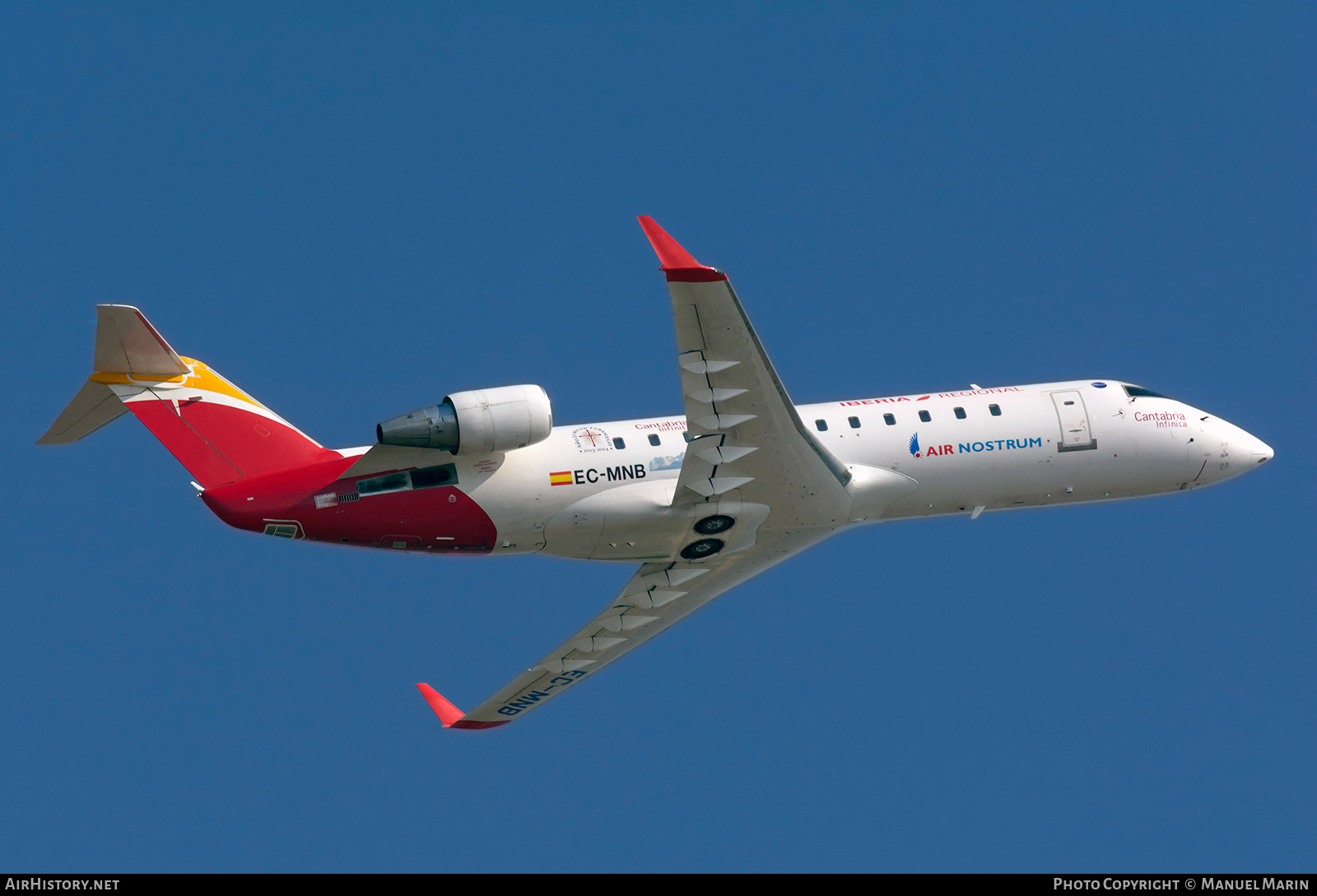 Aircraft Photo of EC-MNB | Bombardier CRJ-200LR (CL-600-2B19) | Air Nostrum | AirHistory.net #607839