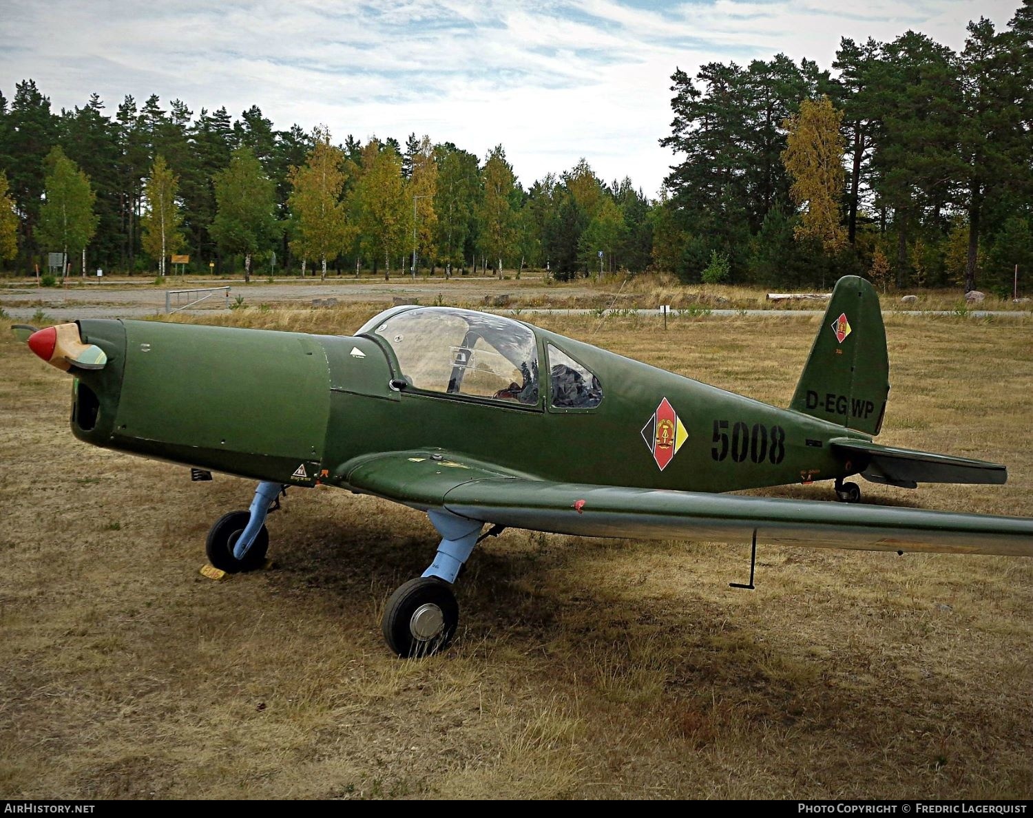 Aircraft Photo of D-EGWP / 5008 | Benes-Mraz M-1D Sokol | East Germany - Air Force | AirHistory.net #607859