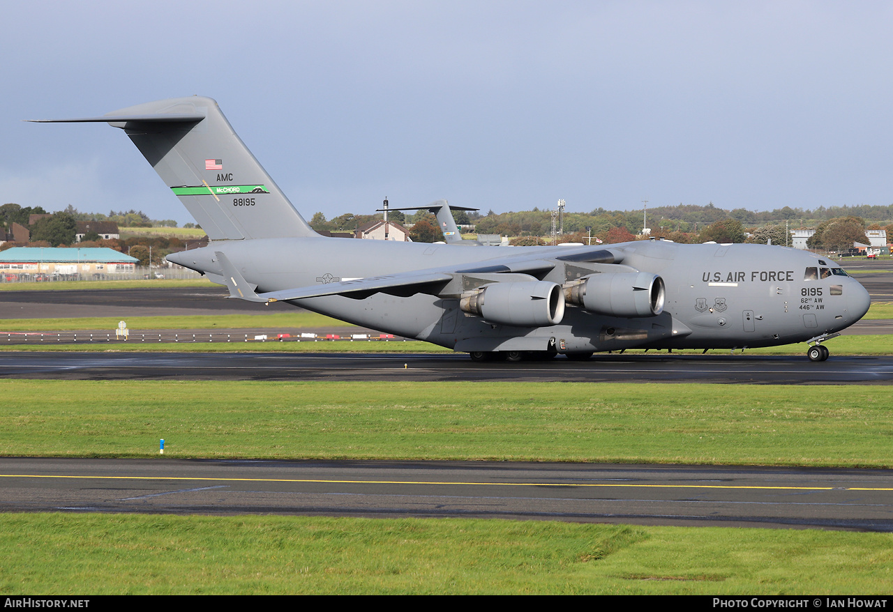 Aircraft Photo of 08-8195 / 88195 | Boeing C-17A Globemaster III | USA - Air Force | AirHistory.net #607871