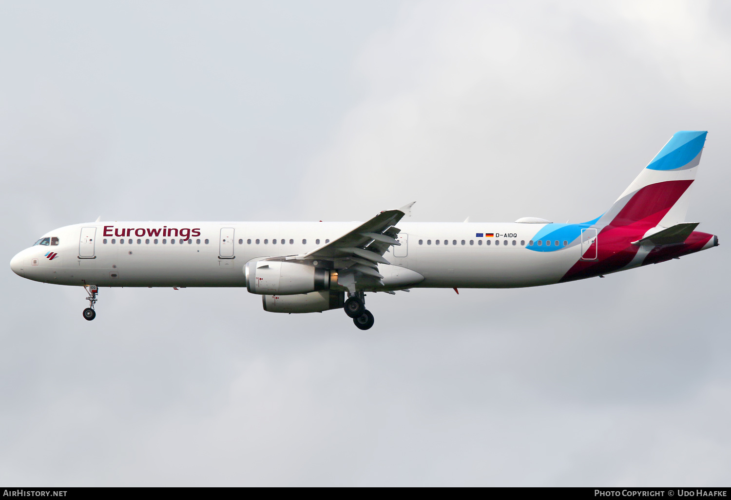 Aircraft Photo of D-AIDQ | Airbus A321-231 | Eurowings | AirHistory.net #607886