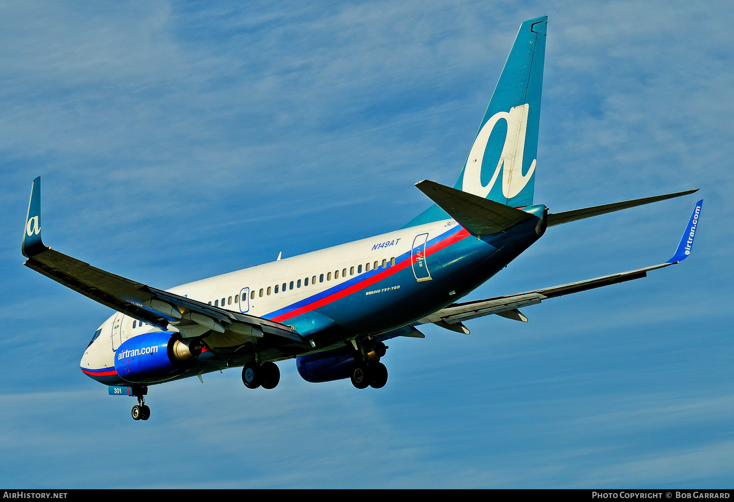 Aircraft Photo of N149AT | Boeing 737-76N | AirTran | AirHistory.net #607889
