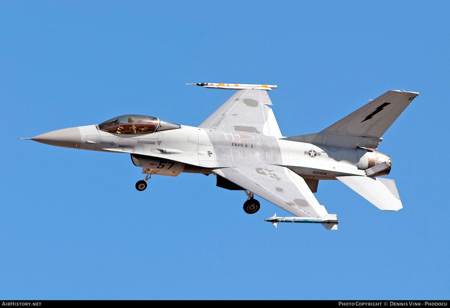 Aircraft Photo of 920404 | Lockheed F-16A Fighting Falcon | USA - Navy | AirHistory.net #607903