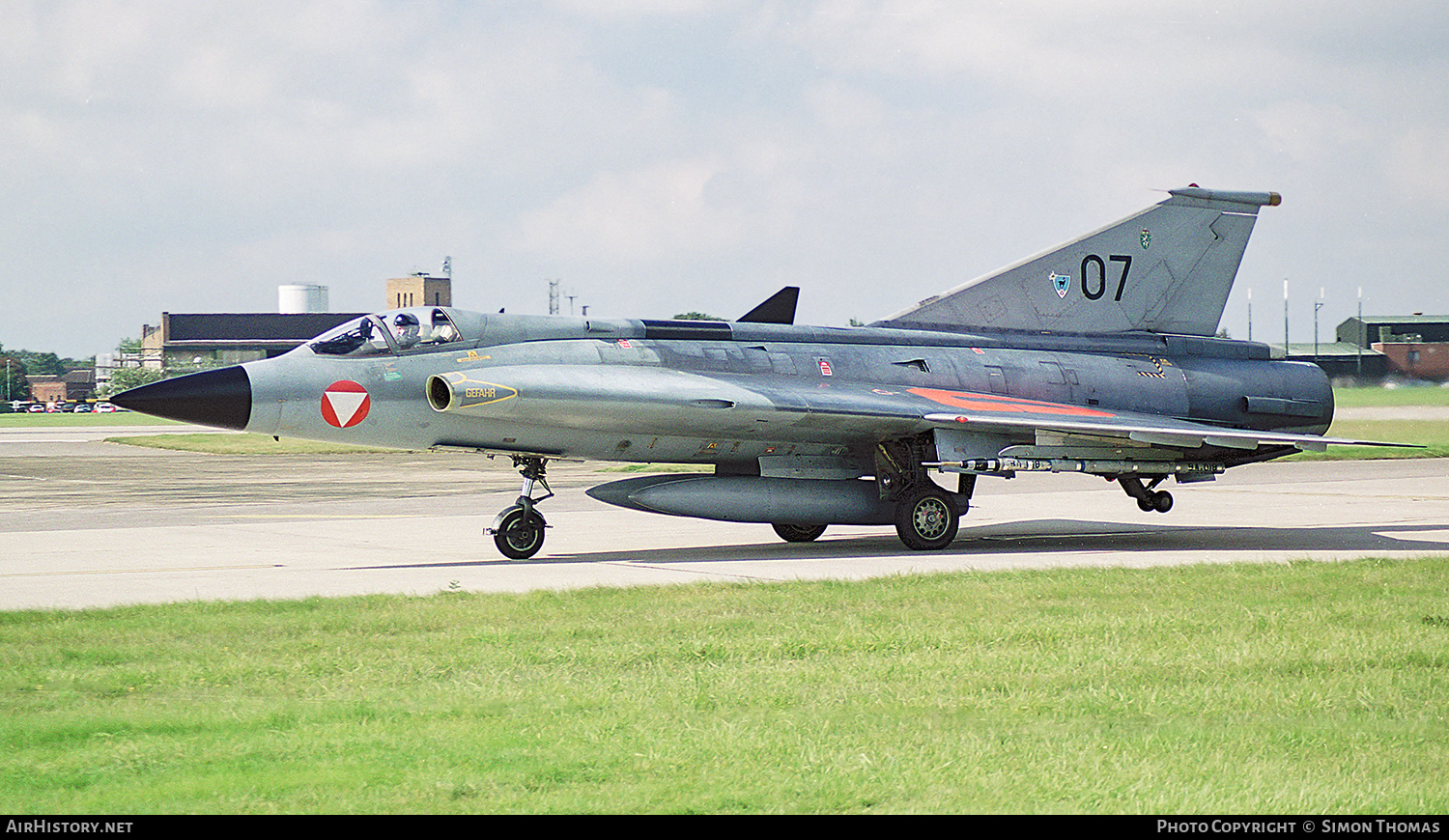 Aircraft Photo of 07 | Saab J35Oe Draken | Austria - Air Force | AirHistory.net #607987