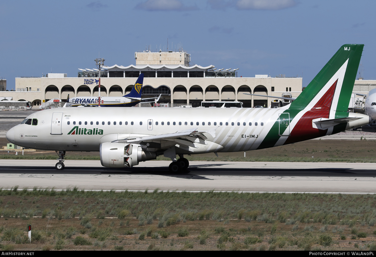Aircraft Photo of EI-IMJ | Airbus A319-112 | Alitalia | AirHistory.net #608003