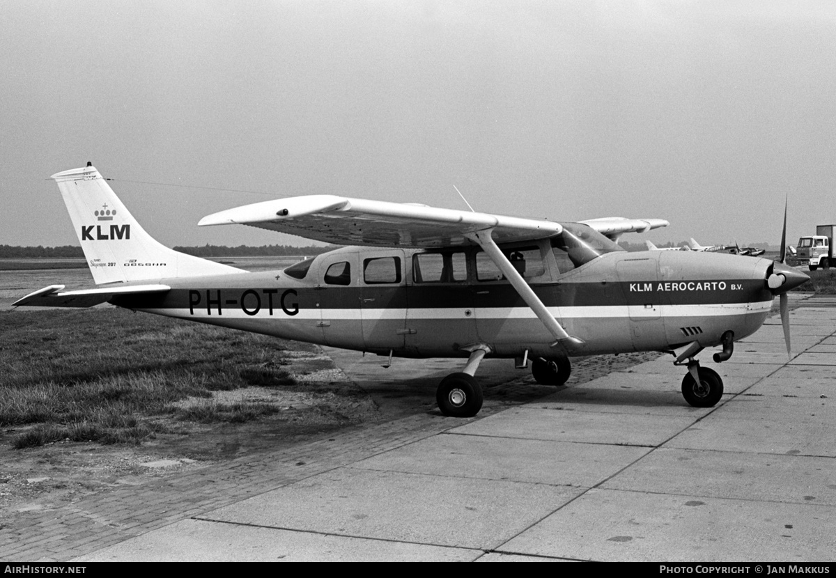 Aircraft Photo of PH-OTG | Cessna T207 Turbo Skywagon 207 | KLM Aerocarto | AirHistory.net #608006