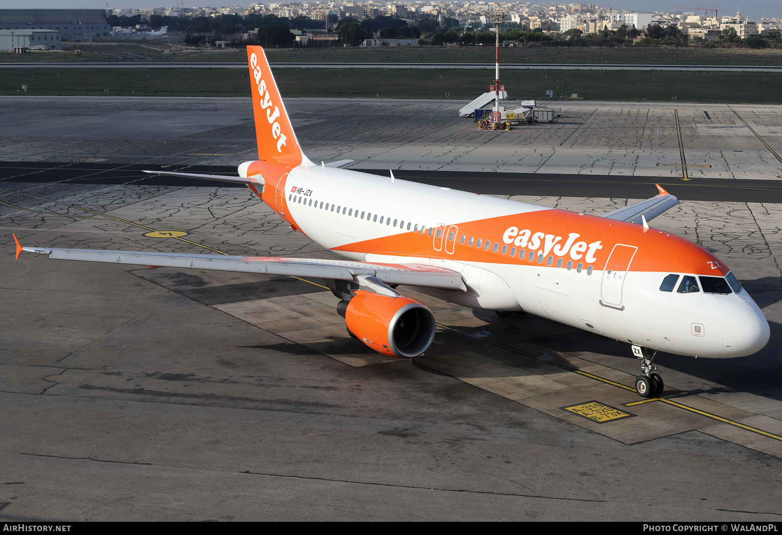 Aircraft Photo of HB-JZX | Airbus A320-214 | EasyJet | AirHistory.net #608010
