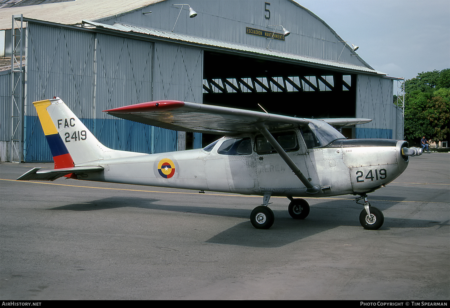 Aircraft Photo of FAC2419 | Cessna T-41D Mescalero | Colombia - Air Force | AirHistory.net #608036