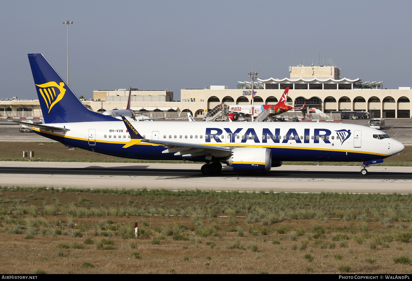 Aircraft Photo of 9H-VVK | Boeing 737-8200 Max 200 | Ryanair | AirHistory.net #608040